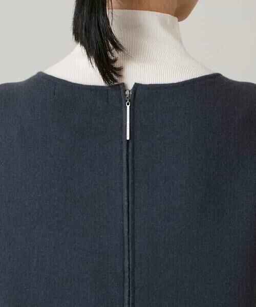 HIROKO KOSHINO / ヒロココシノ ロング・マキシ丈ワンピース | スラッシュデザインニットワンピース | 詳細6