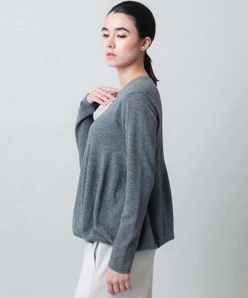 HIROKO KOSHINO / ヒロココシノ ニット・セーター | バルーンシルエットニットプルオーバー/日本製 | 詳細1