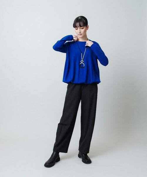 HIROKO KOSHINO / ヒロココシノ ニット・セーター | バルーンシルエットニットプルオーバー/日本製 | 詳細12