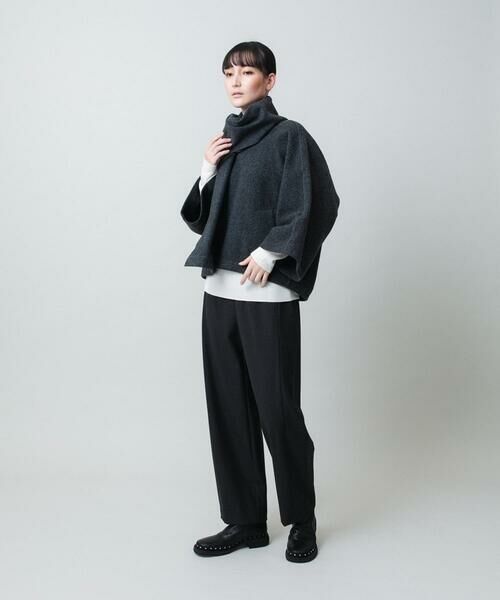 HIROKO KOSHINO / ヒロココシノ その他アウター | ストールカラーデザインショートコート /日本製 | 詳細11
