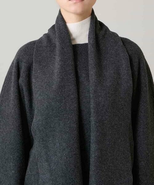 HIROKO KOSHINO / ヒロココシノ その他アウター | ストールカラーデザインショートコート /日本製 | 詳細5