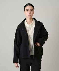 HIROKO KOSHINO / ヒロココシノ その他アウター | カシミヤ混ライトリバーショートコート