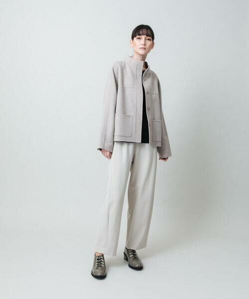 HIROKO KOSHINO / ヒロココシノ その他アウター | カシミヤ混ライトリバーショートコート | 詳細11