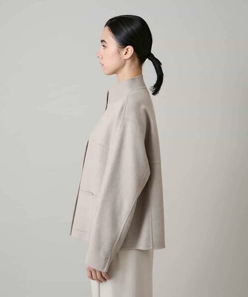 HIROKO KOSHINO / ヒロココシノ その他アウター | カシミヤ混ライトリバーショートコート | 詳細2