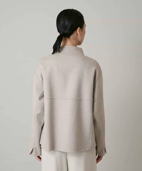 HIROKO KOSHINO / ヒロココシノ その他アウター | カシミヤ混ライトリバーショートコート | 詳細3