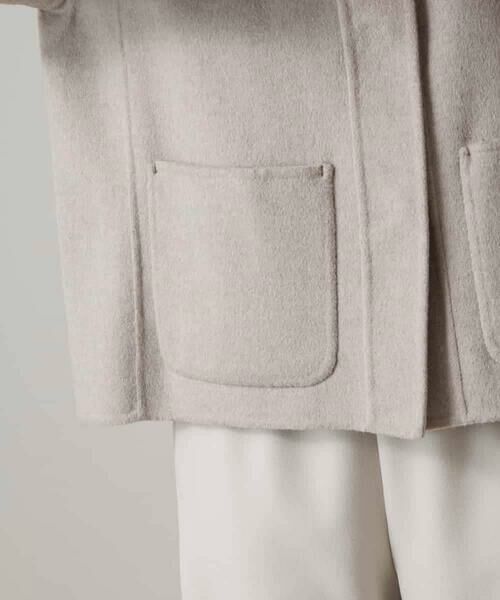 HIROKO KOSHINO / ヒロココシノ その他アウター | カシミヤ混ライトリバーショートコート | 詳細7
