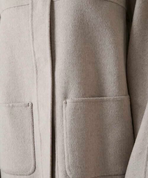 HIROKO KOSHINO / ヒロココシノ その他アウター | カシミヤ混ライトリバーショートコート | 詳細8