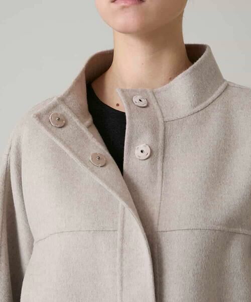 HIROKO KOSHINO / ヒロココシノ その他アウター | カシミヤ混ライトリバーショートコート | 詳細9