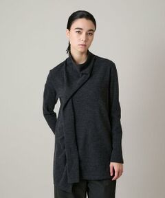 HIROKO KOSHINO / ヒロココシノ カットソー | アシンメトリードレープデザインカットソー /日本製