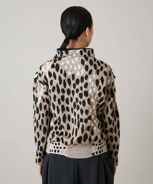 HIROKO KOSHINO / ヒロココシノ ニット・セーター | 膨れジャカードデザインニットプルオーバー/日本製 | 詳細2