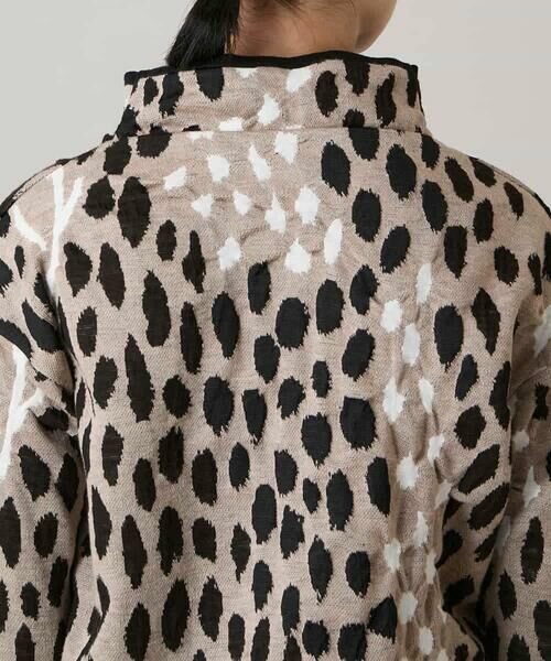 HIROKO KOSHINO / ヒロココシノ ニット・セーター | 膨れジャカードデザインニットプルオーバー/日本製 | 詳細4