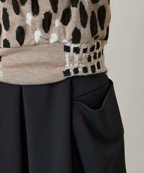 HIROKO KOSHINO / ヒロココシノ ニット・セーター | 膨れジャカードデザインニットプルオーバー/日本製 | 詳細6