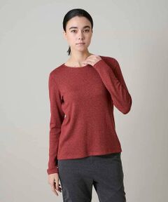 HIROKO KOSHINO / ヒロココシノ カットソー | ラメジャージーベーシックカットソー