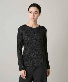 HIROKO KOSHINO / ヒロココシノ カットソー | ラメジャージーベーシックカットソー