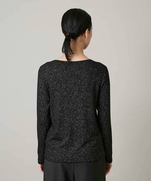 HIROKO KOSHINO / ヒロココシノ カットソー | ラメジャージーベーシックカットソー | 詳細2