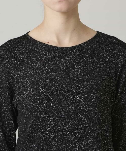 HIROKO KOSHINO / ヒロココシノ カットソー | ラメジャージーベーシックカットソー | 詳細3