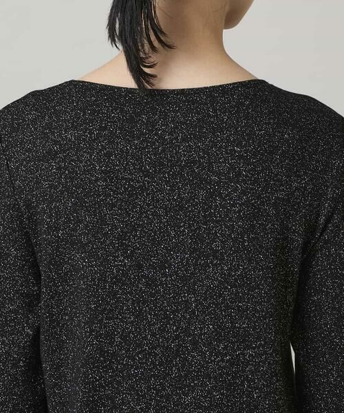 HIROKO KOSHINO / ヒロココシノ カットソー | ラメジャージーベーシックカットソー | 詳細4
