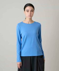 HIROKO KOSHINO / ヒロココシノ ニット・セーター | ニットジャージープルオーバー/日本製/洗える