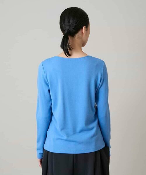 HIROKO KOSHINO / ヒロココシノ ニット・セーター | ニットジャージープルオーバー/日本製/洗える | 詳細2