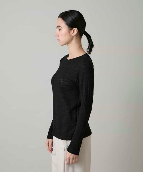 HIROKO KOSHINO / ヒロココシノ カットソー | リバーガーゼロングスリーブカットソー/日本製 | 詳細1