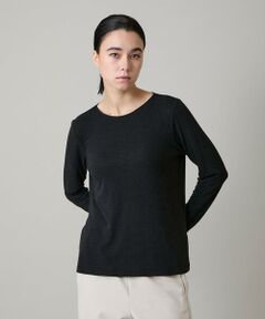 HIROKO KOSHINO / ヒロココシノ ニット・セーター | ハイストレッチレーヨンニットプルオーバー/日本製