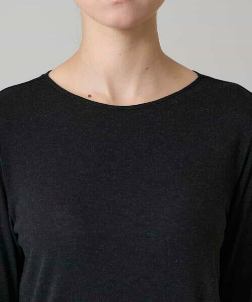 HIROKO KOSHINO / ヒロココシノ ニット・セーター | ハイストレッチレーヨンニットプルオーバー/日本製 | 詳細3