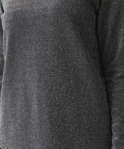 HIROKO KOSHINO / ヒロココシノ カットソー | シャイニーラメジャージーカットソー/日本製/洗える | 詳細7