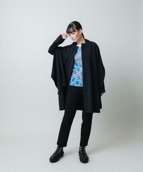 HIROKO KOSHINO / ヒロココシノ カットソー | アブストラクトパターンデザインカットソー/日本製/洗える | 詳細10