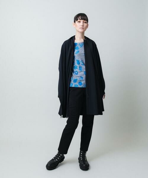 HIROKO KOSHINO / ヒロココシノ カットソー | アブストラクトパターンデザインカットソー/日本製/洗える | 詳細9