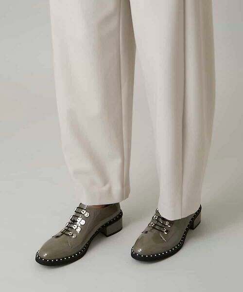 HIROKO KOSHINO / ヒロココシノ その他パンツ | ツイルストレッチ裏起毛パンツ/日本製/洗える | 詳細6