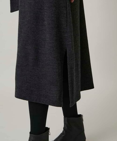 HIROKO KOSHINO / ヒロココシノ ロング・マキシ丈ワンピース | タイディテールウールジャージーワンピース /日本製 | 詳細10