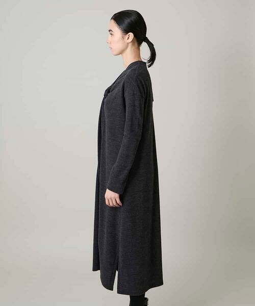 HIROKO KOSHINO / ヒロココシノ ロング・マキシ丈ワンピース | タイディテールウールジャージーワンピース /日本製 | 詳細2