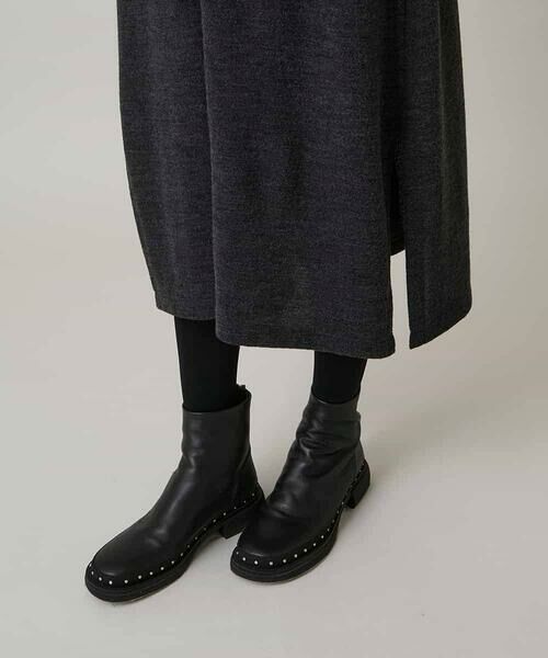 HIROKO KOSHINO / ヒロココシノ ロング・マキシ丈ワンピース | タイディテールウールジャージーワンピース /日本製 | 詳細8