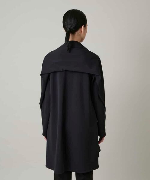 HIROKO KOSHINO / ヒロココシノ その他アウター | ショールデザインジップアップジャケットコート/日本製/洗える | 詳細3