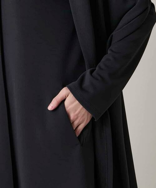 HIROKO KOSHINO / ヒロココシノ その他アウター | ショールデザインジップアップジャケットコート/日本製/洗える | 詳細7