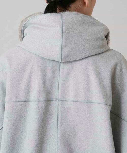 HIROKO KOSHINO / ヒロココシノ その他アウター | ショールカラーウールライクショートコート | 詳細5