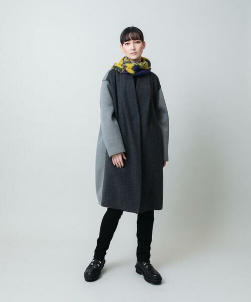 HIROKO KOSHINO / ヒロココシノ その他アウター | ウールジョイントコクーンシルエットコート/日本製 | 詳細13