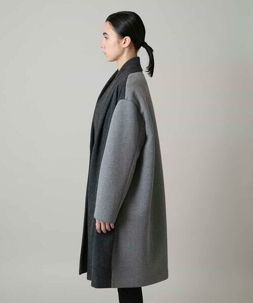 HIROKO KOSHINO / ヒロココシノ その他アウター | ウールジョイントコクーンシルエットコート/日本製 | 詳細2