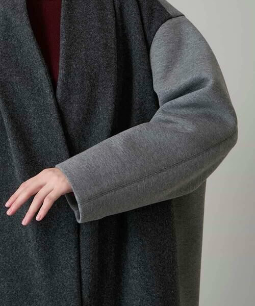 HIROKO KOSHINO / ヒロココシノ その他アウター | ウールジョイントコクーンシルエットコート/日本製 | 詳細6