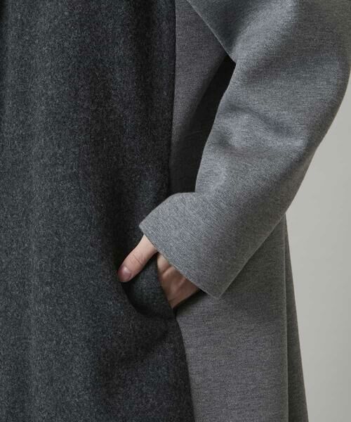 HIROKO KOSHINO / ヒロココシノ その他アウター | ウールジョイントコクーンシルエットコート/日本製 | 詳細7