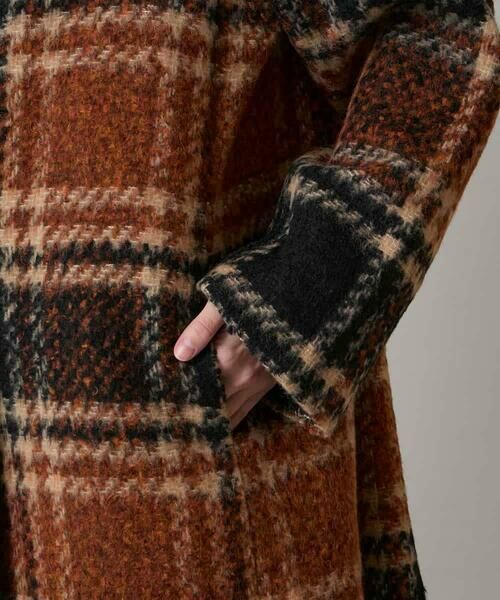 HIROKO KOSHINO / ヒロココシノ その他アウター | シャギーチェックテーラードコート | 詳細7