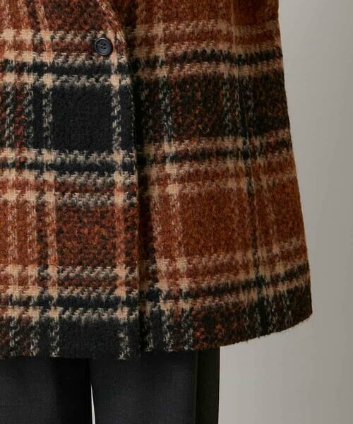 HIROKO KOSHINO / ヒロココシノ その他アウター | シャギーチェックテーラードコート | 詳細8