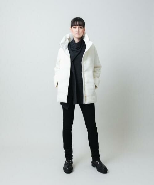 HIROKO KOSHINO / ヒロココシノ ダウンジャケット・ベスト | 千鳥柄ジャカードダウンジャケット | 詳細10