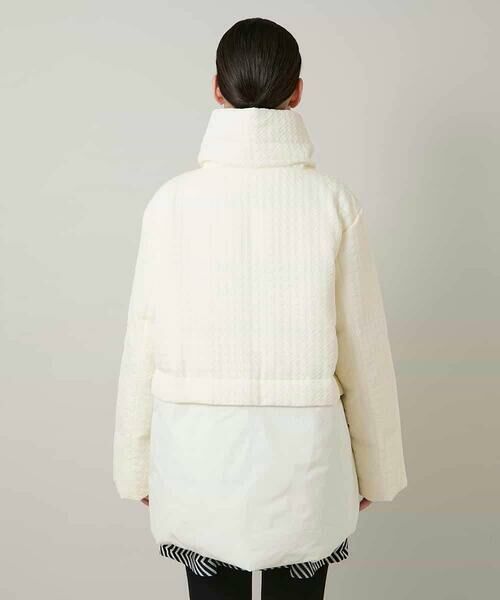 HIROKO KOSHINO / ヒロココシノ ダウンジャケット・ベスト | 千鳥柄ジャカードダウンジャケット | 詳細2