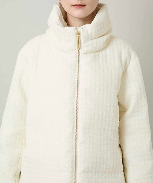 HIROKO KOSHINO / ヒロココシノ ダウンジャケット・ベスト | 千鳥柄ジャカードダウンジャケット | 詳細3