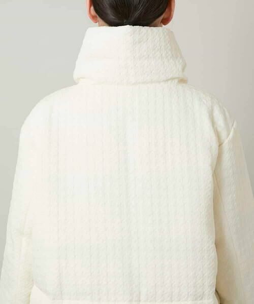 HIROKO KOSHINO / ヒロココシノ ダウンジャケット・ベスト | 千鳥柄ジャカードダウンジャケット | 詳細4