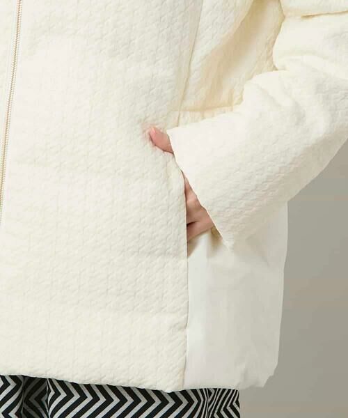 HIROKO KOSHINO / ヒロココシノ ダウンジャケット・ベスト | 千鳥柄ジャカードダウンジャケット | 詳細6