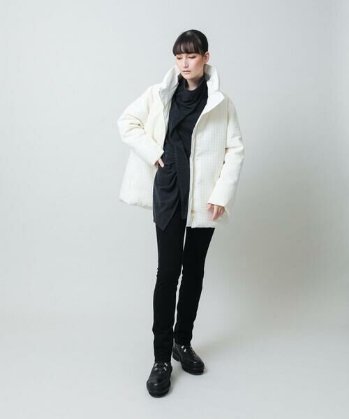 HIROKO KOSHINO / ヒロココシノ ダウンジャケット・ベスト | 千鳥柄ジャカードダウンジャケット | 詳細8