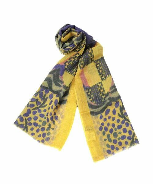 HIROKO KOSHINO / ヒロココシノ マフラー・ショール・スヌード・ストール | Yama Stream プリントストール | 詳細4