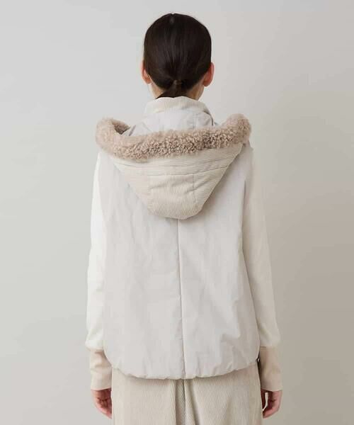 HIROKO KOSHINO / ヒロココシノ ベスト | コーデュロイパテッドベスト /洗える | 詳細3